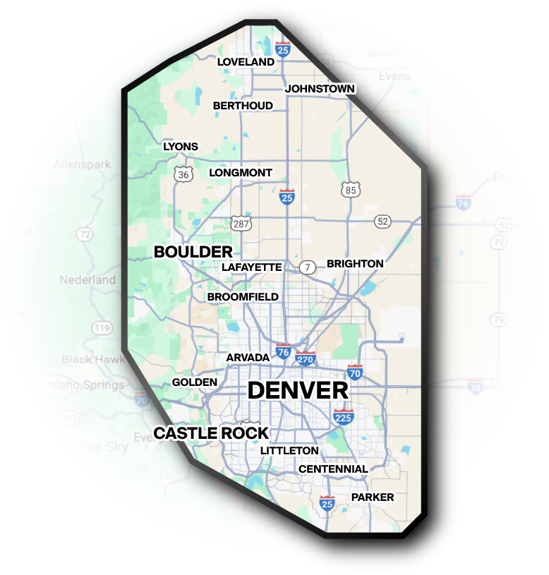 Service area map
